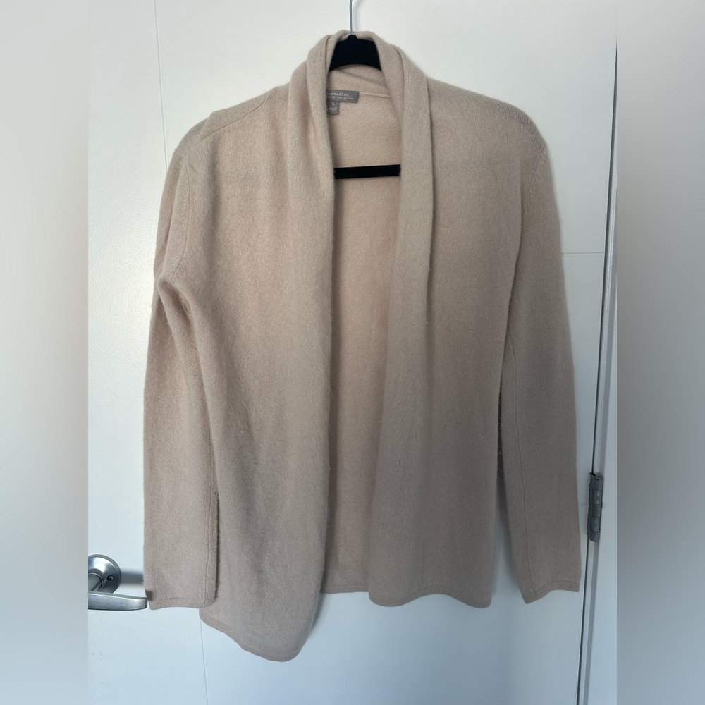 Neiman Marcus Cashmere Open-Front Cardigan Women’s Luxury Sweater